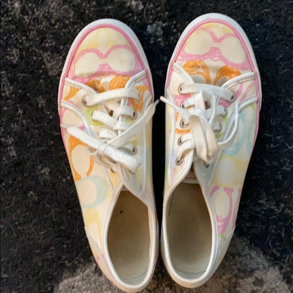 Coach Rainbow Sneakers